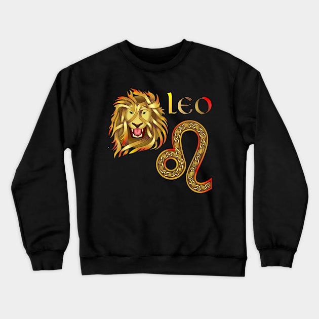 Leo Crewneck Sweatshirt by KnotYourWorld4